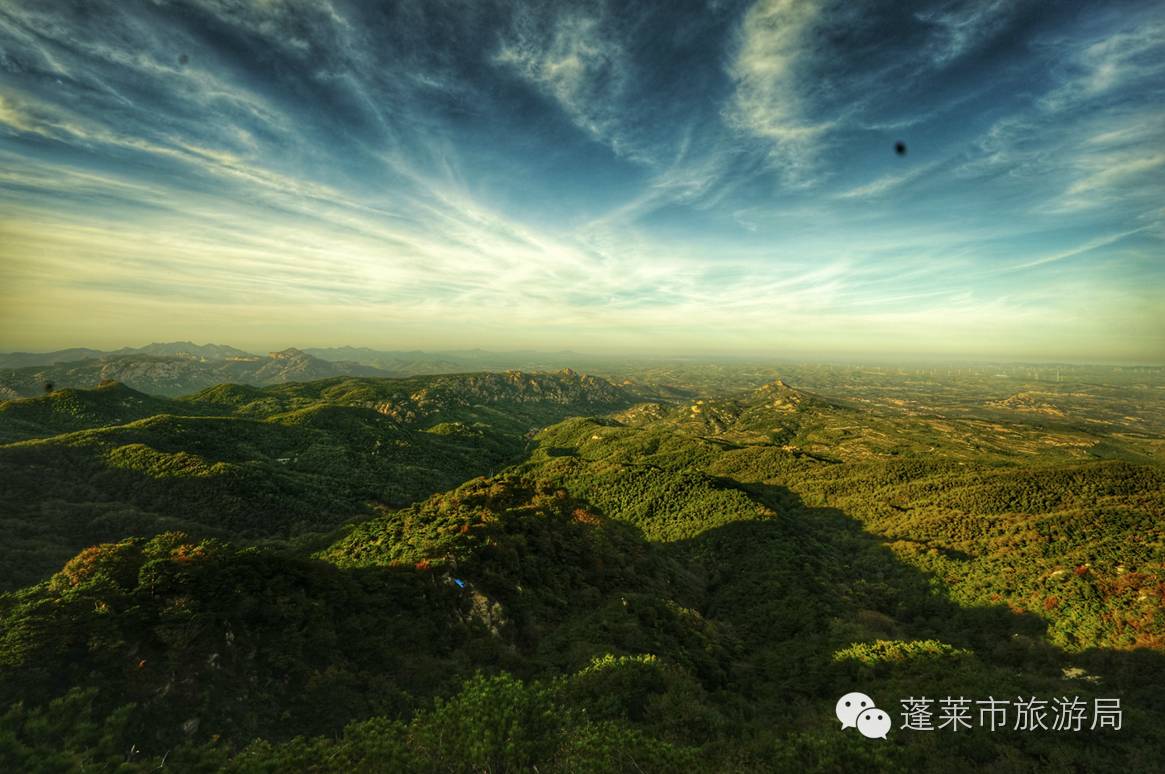 秋高气爽正当时,蓬莱艾山景区