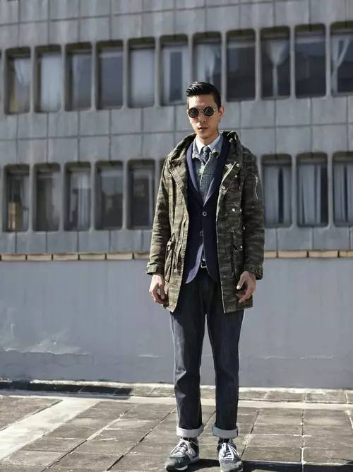 胖子穿m51好看吗,m51夹克上身效果