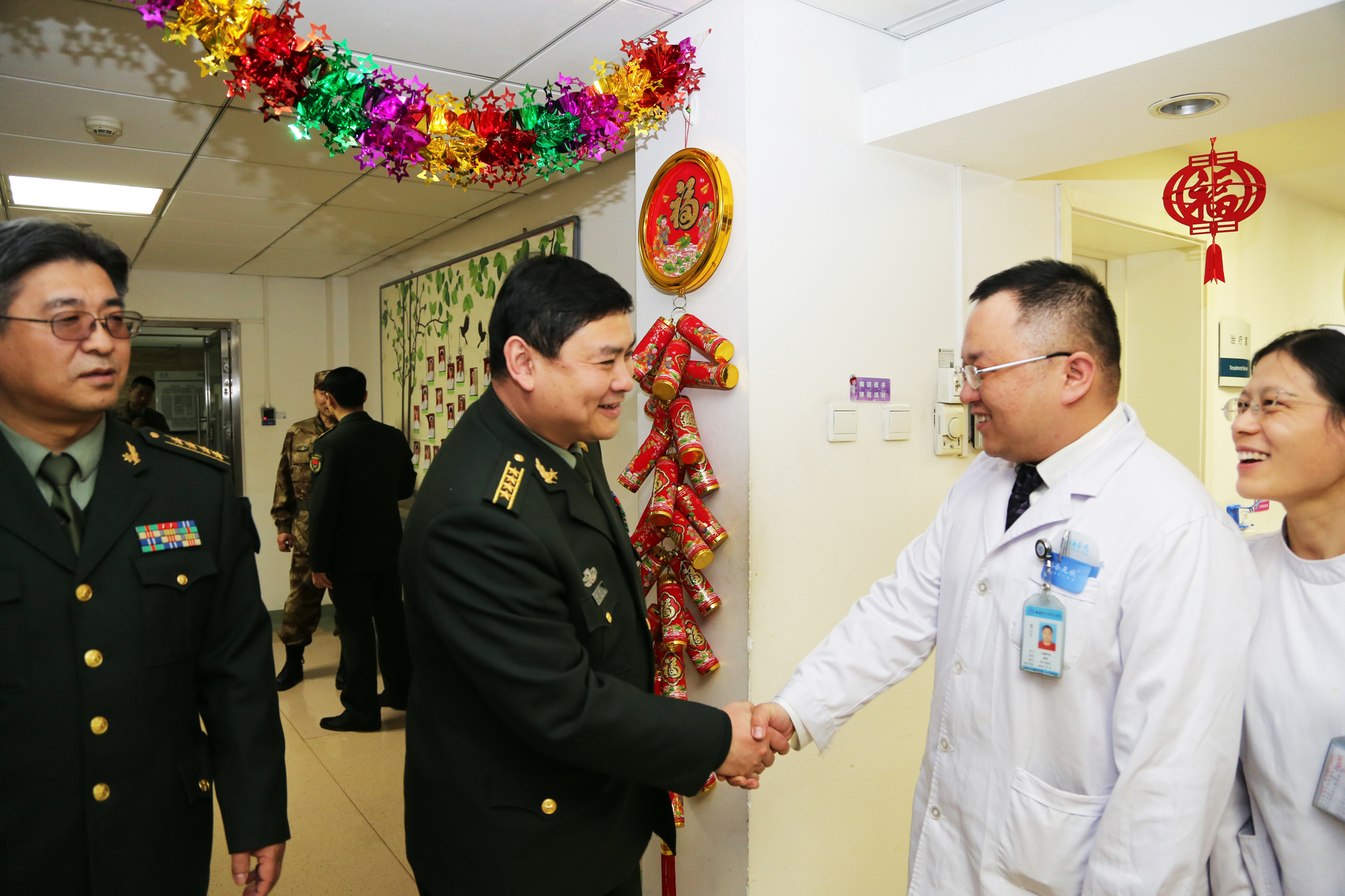 解放军306医院除夕之夜倒计时与正计时