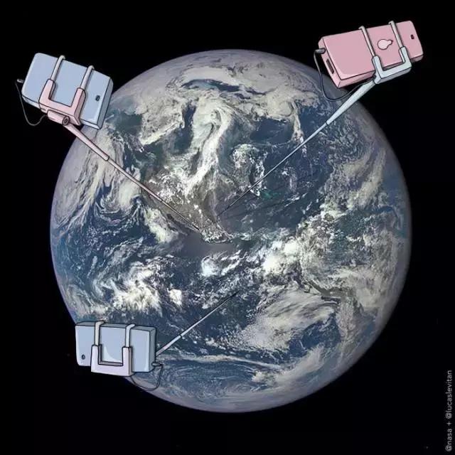 当涂鸦与时尚的元素相结合,插画和创意结合图片