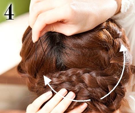 韩式简单发型自编蜈蚣辫短发,简单版蜈蚣辫教程