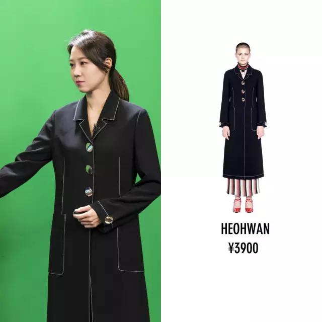 孔孝真同款棉袄,孔孝真穿搭灰色大衣