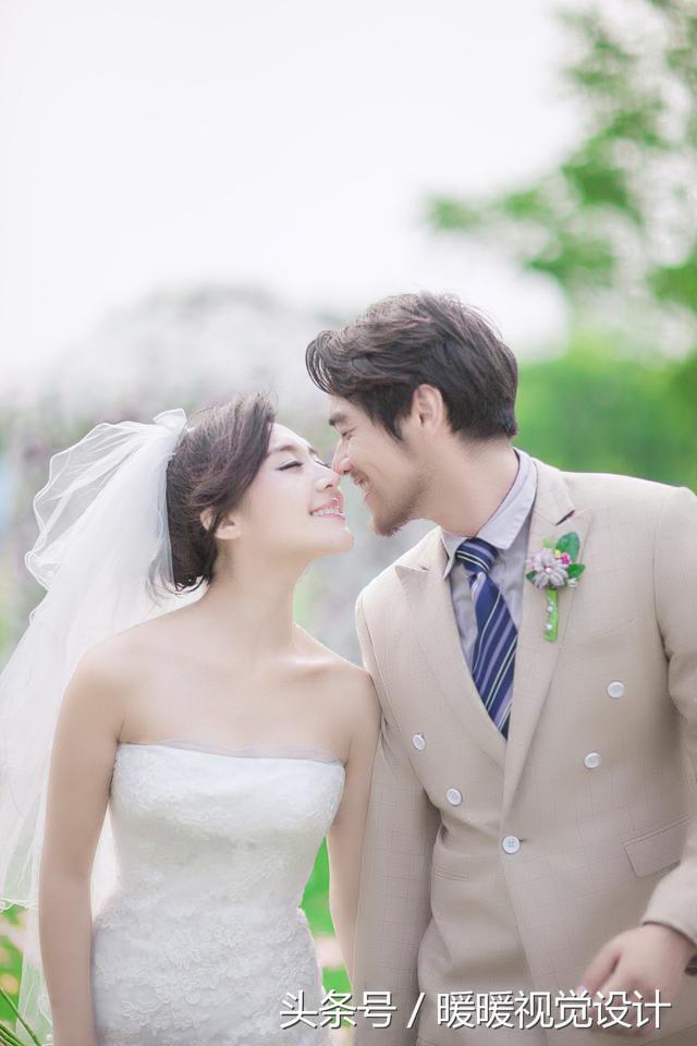 ps过曝效果图处理,灰色背景婚纱照后期调色教程