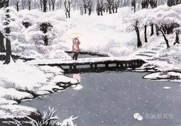 最美套色木刻版画,水印套色木刻的制作方法