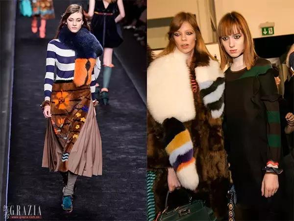 这天不冷不热，适合撩条毛披肩上！