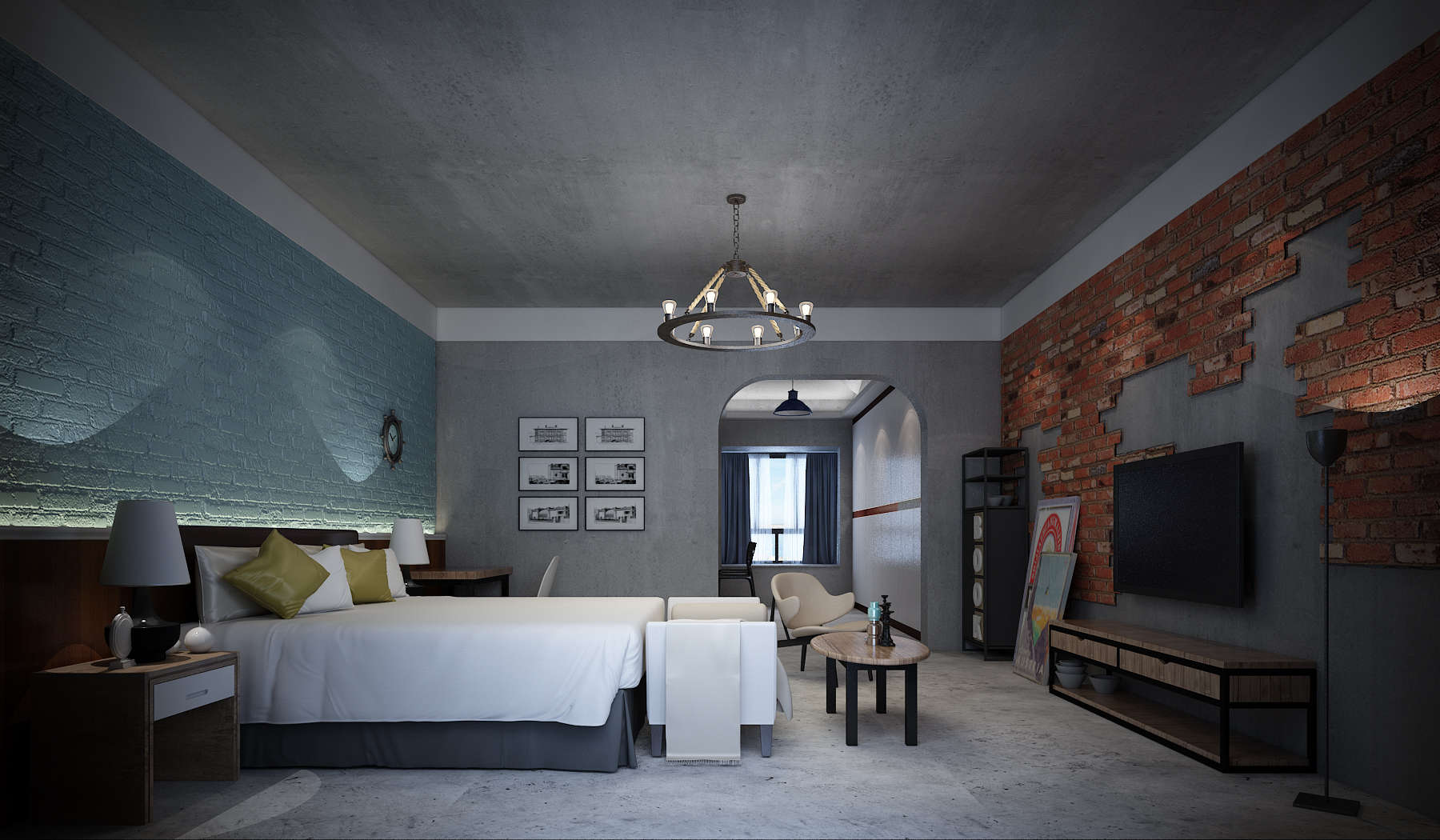 襄阳思新设计--A27工业风别墅