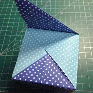 手工折纸生日礼盒小机关,折纸手工小礼盒