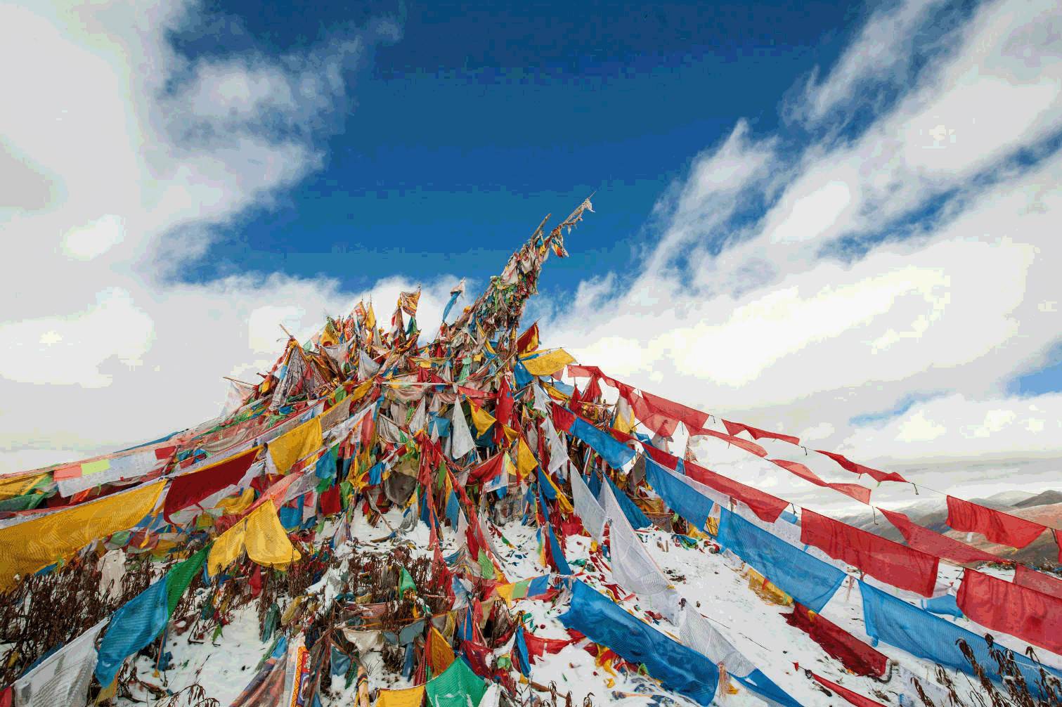 色达冬天摄影,色达冬季