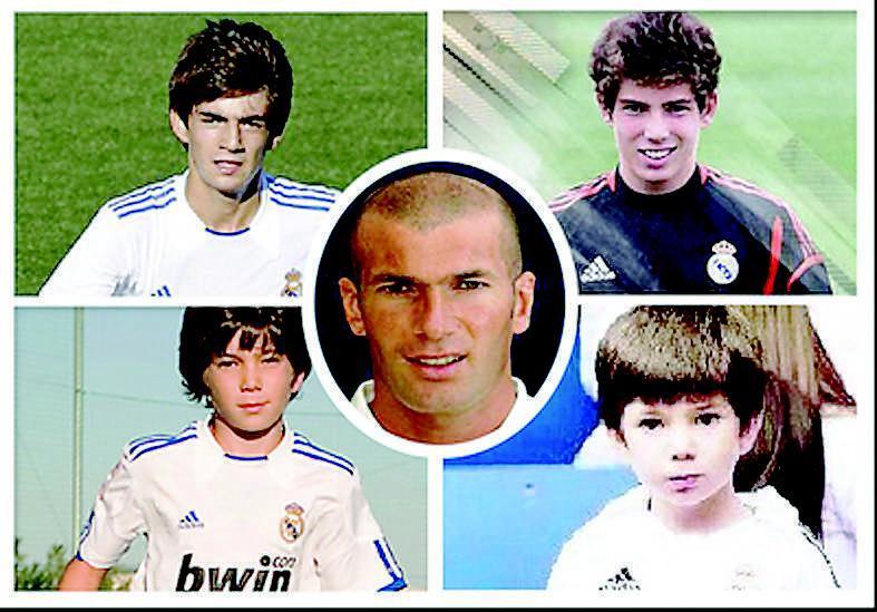 谁说星二代都是纨绔子弟?看齐达内家族四子如何占领皇马!
