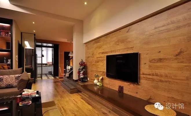 自己动手做木头电视背景墙,用木板做电视墙和电视柜