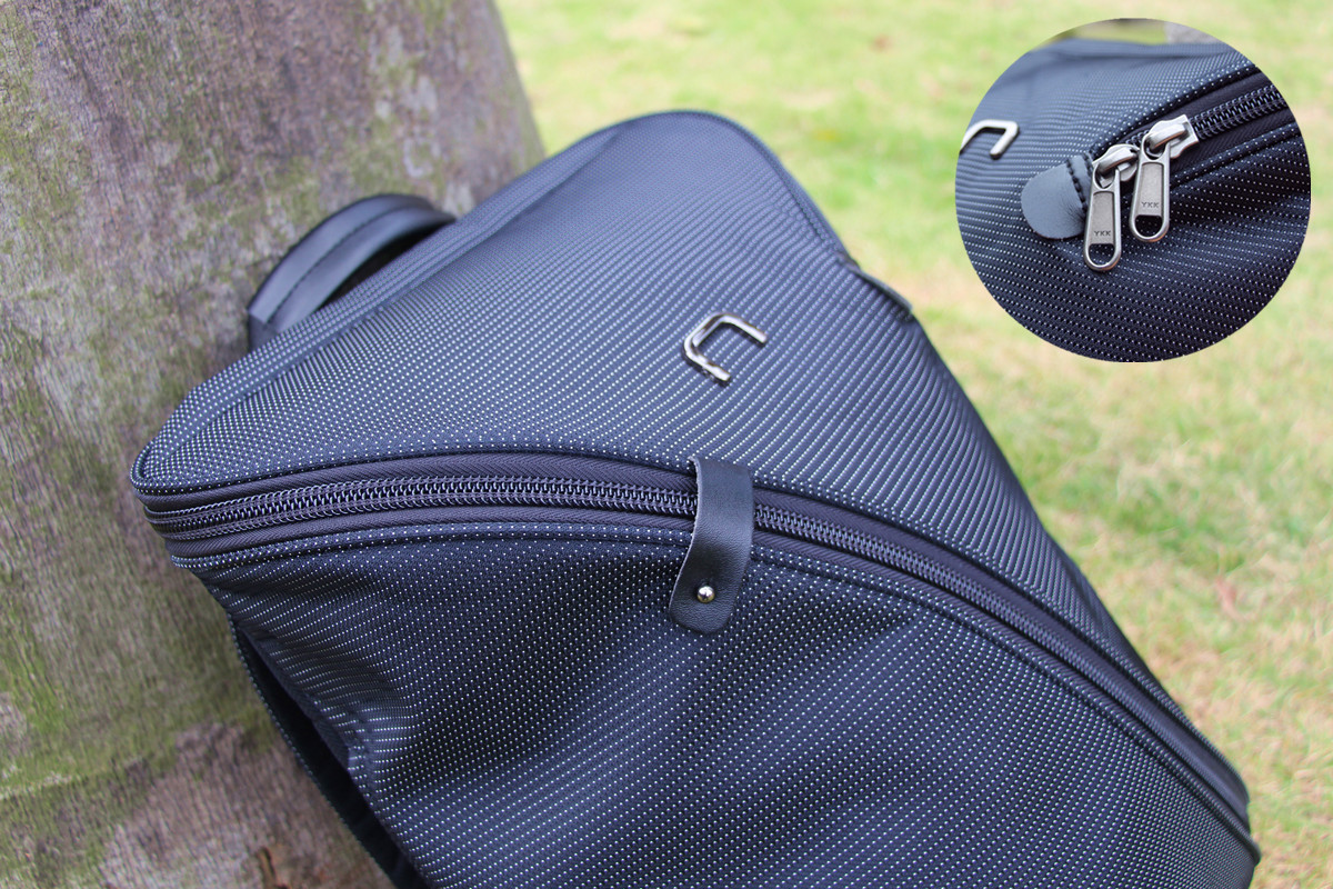 一块布一根拉链不用裁剪,一块布制成包包