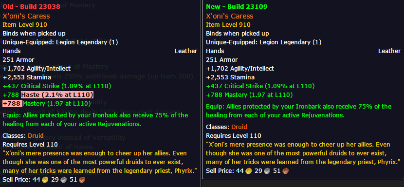 魔兽测试服：职业橙装补齐通用橙继续加强