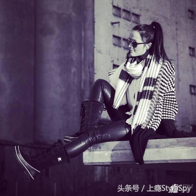 穿着不臃肿的雪地靴,雪地靴怎么穿不胖