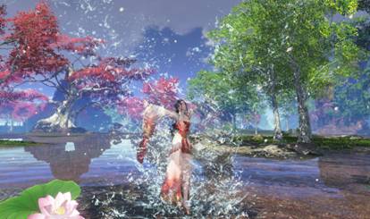 天刀最好看的特效,天刀天青武器外观有特效