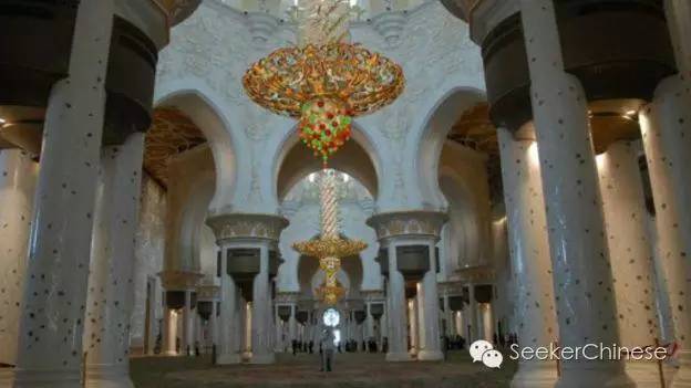 阿联酋清真寺夜景一千零一夜,阿联酋阿布扎比扎耶德清真寺