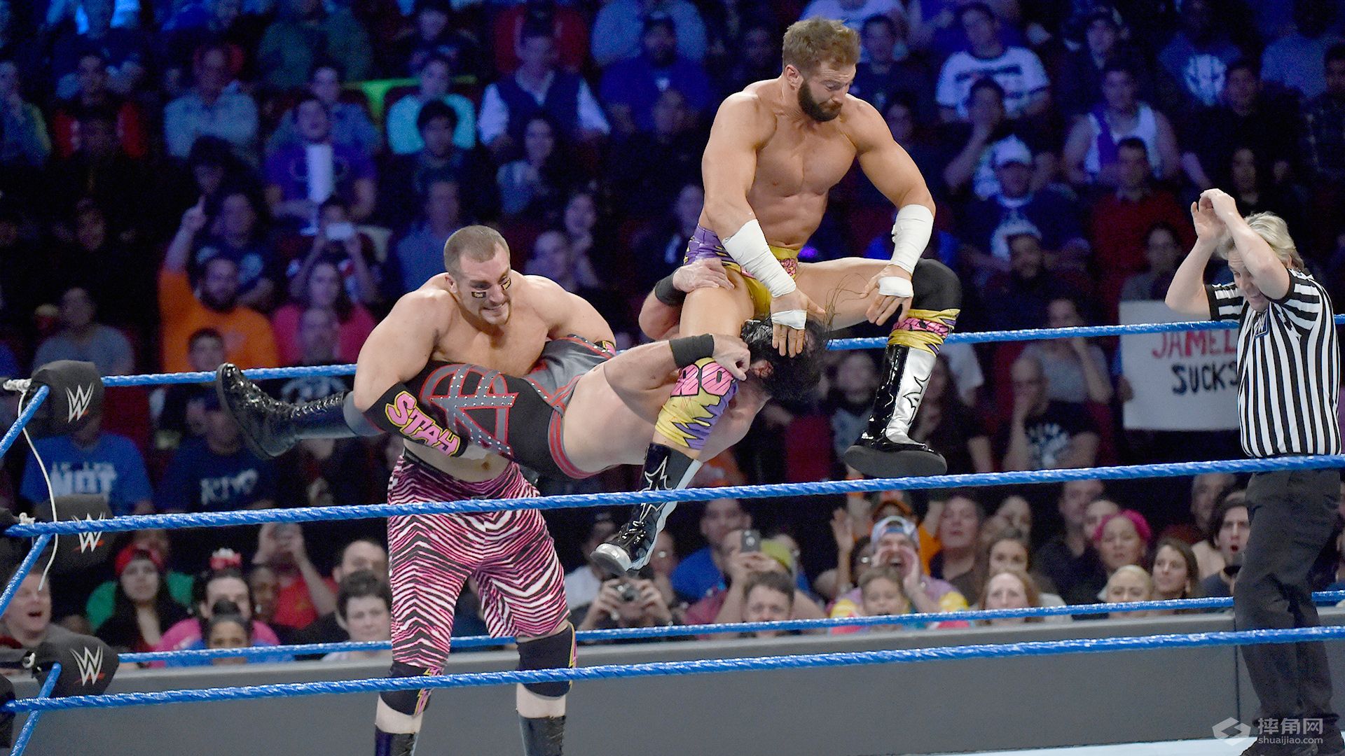 WWE驸马爷风云决战RVD！凯恩抛摔毕雪夫获全场欢呼！