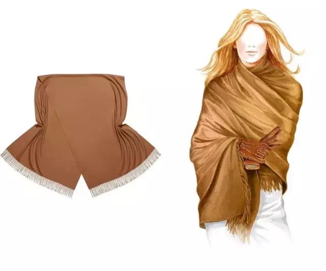 杨幂同款蓝色围巾,杨幂最新同款围巾