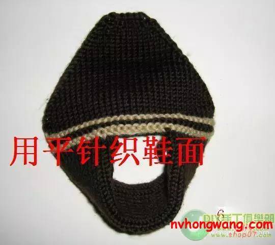 玉儿纺毛线拖鞋编织,编织毛线拖鞋花图案