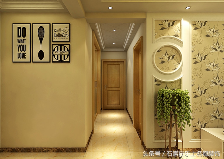 乐上名都装修效果图,乐上名都装饰499一平米