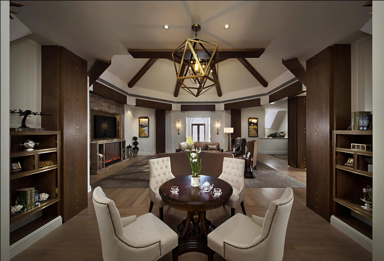 DHA室内设计作品分享:长春益田喜来登别墅会所