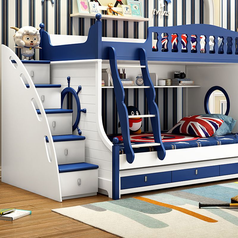 现在流行多功能子母床,多功能可移动抽式子母床