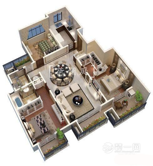 苏州荷澜庭平层,苏州荷澜庭别墅地下室装修