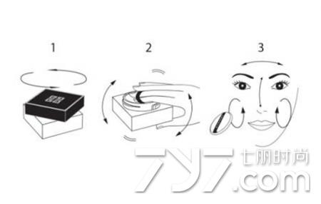 纪梵希散粉四宫格如何用,纪梵希四宫格散粉怎么使用