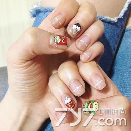 美甲款式图片简约法式美甲,美甲款式推荐20款美甲图