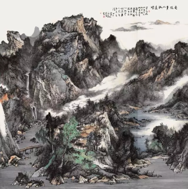 薛从伦山水画,薛从伦山水画欣赏