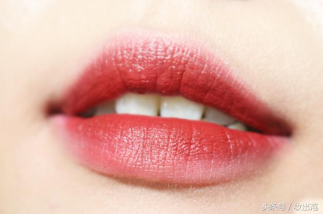 秀智同款“姨妈色”得鲜按压口红试色