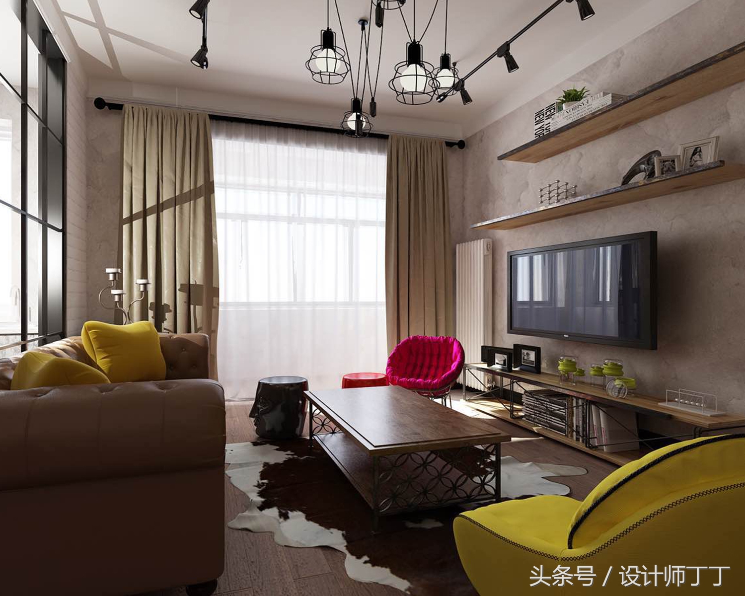 冷淡风工业风简约风,工业风省钱装修