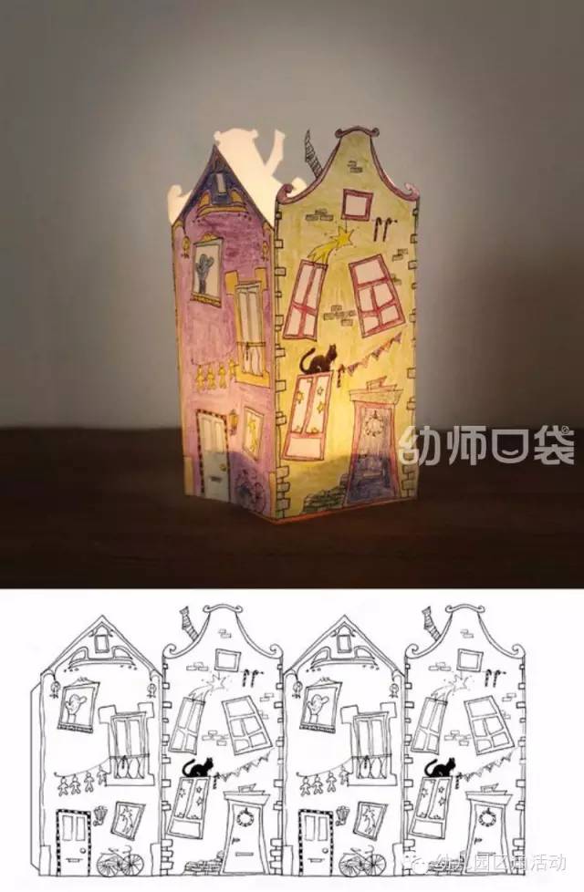 灯笼装饰幼儿园简单漂亮,幼儿园新年手工吊饰环创走廊灯笼