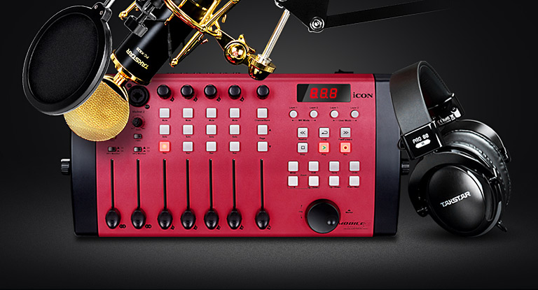 艾肯,iCONMOBILE-6电脑K歌USB外置声卡