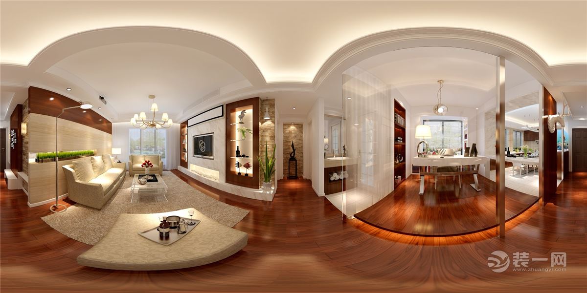 宜昌凤凰城装修设计效果图,福星城三室一厅装修风格