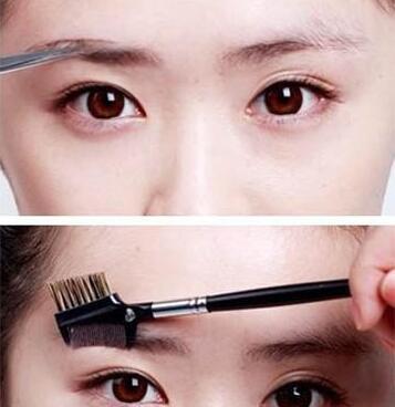 画眉毛教程新手纸上画标准眉,画眉毛标准长度