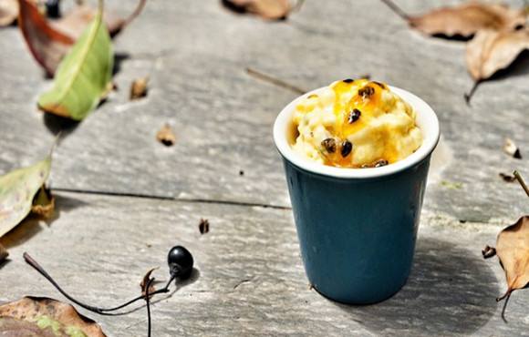 百香果冲水的正确吃法,黄金百香果的正确吃法