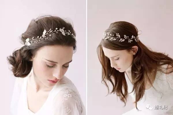 韩式皇冠新娘发箍推荐 (新娘波浪形发箍)
