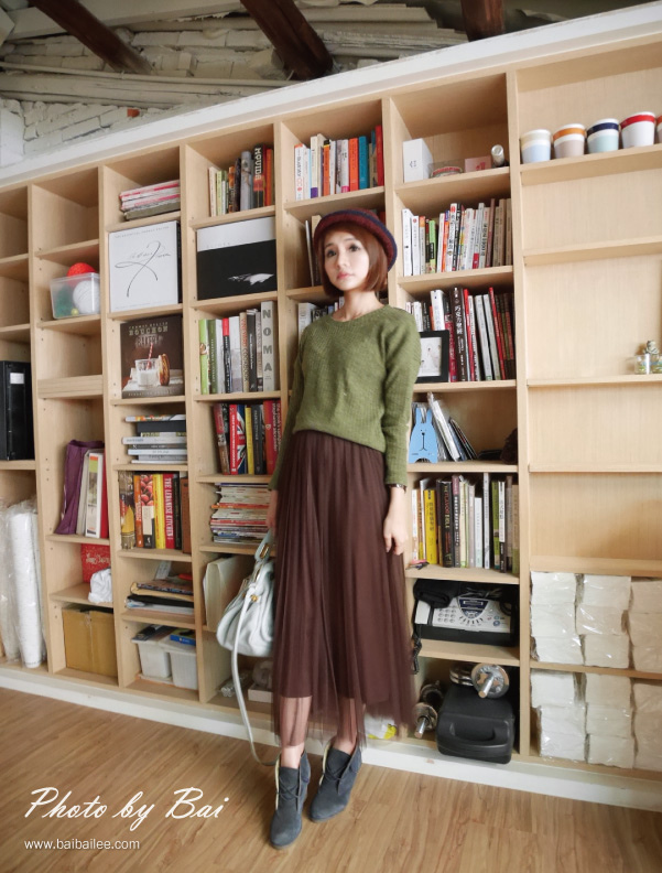 秋冬粉纱裙穿搭,穿搭春天的裙子