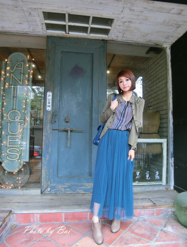 秋冬粉纱裙穿搭,穿搭春天的裙子