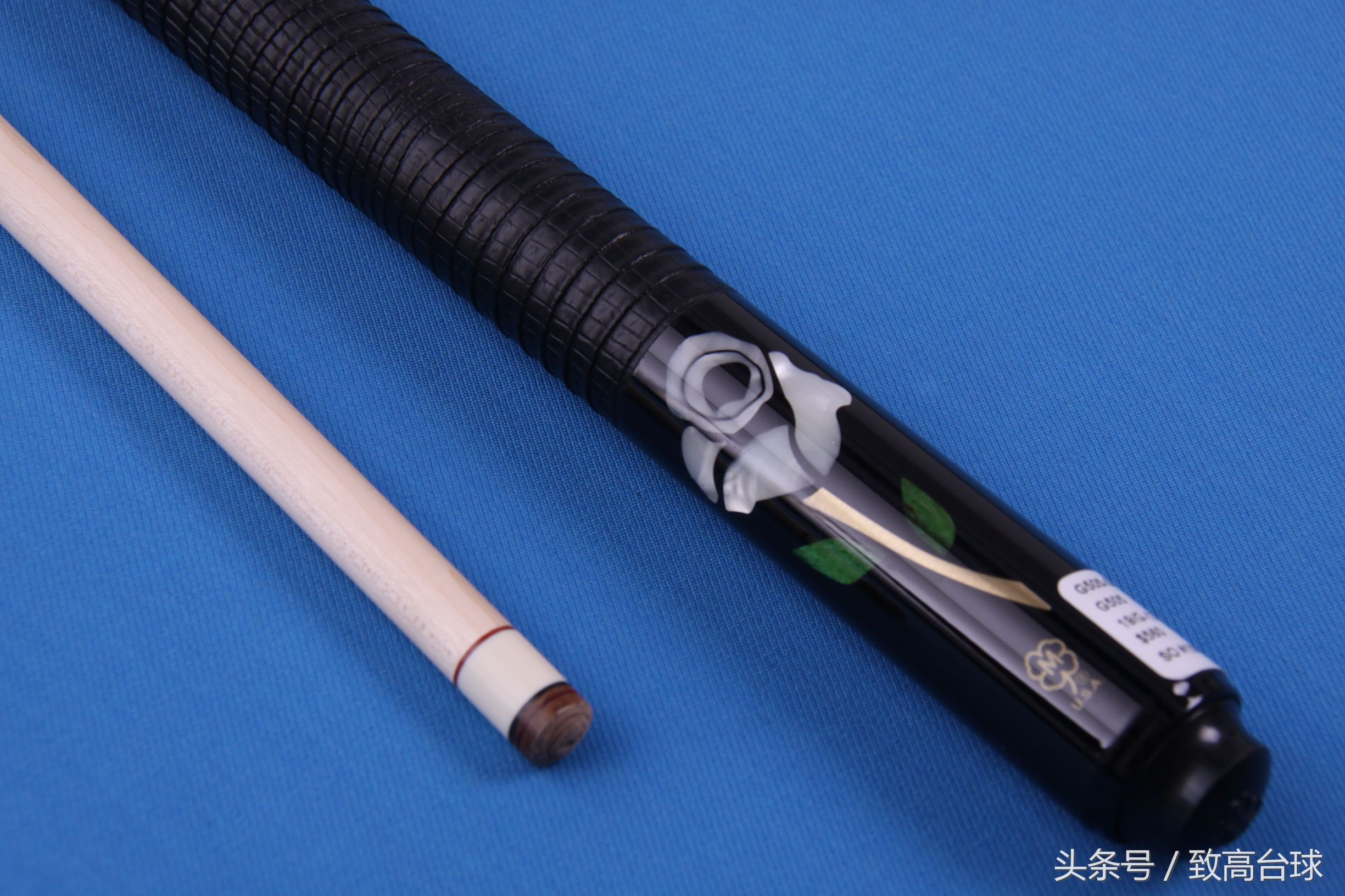 花朵型台球杆,美式微雕台球杆