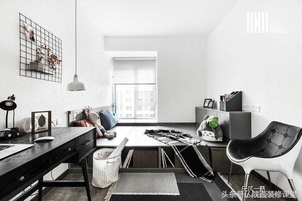 三室极简工业风,北欧极简工业风装修