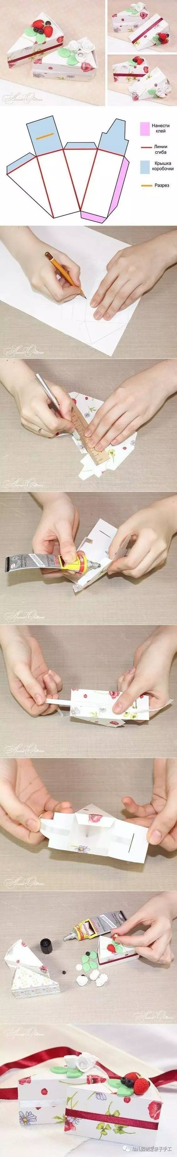 纸箱生日蛋糕手工制作幼儿园,幼儿生日礼物手工简单又漂亮蛋糕