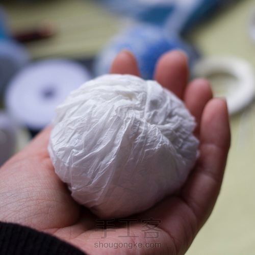 冰凌花手鞠球,手鞠球冰凌花教程