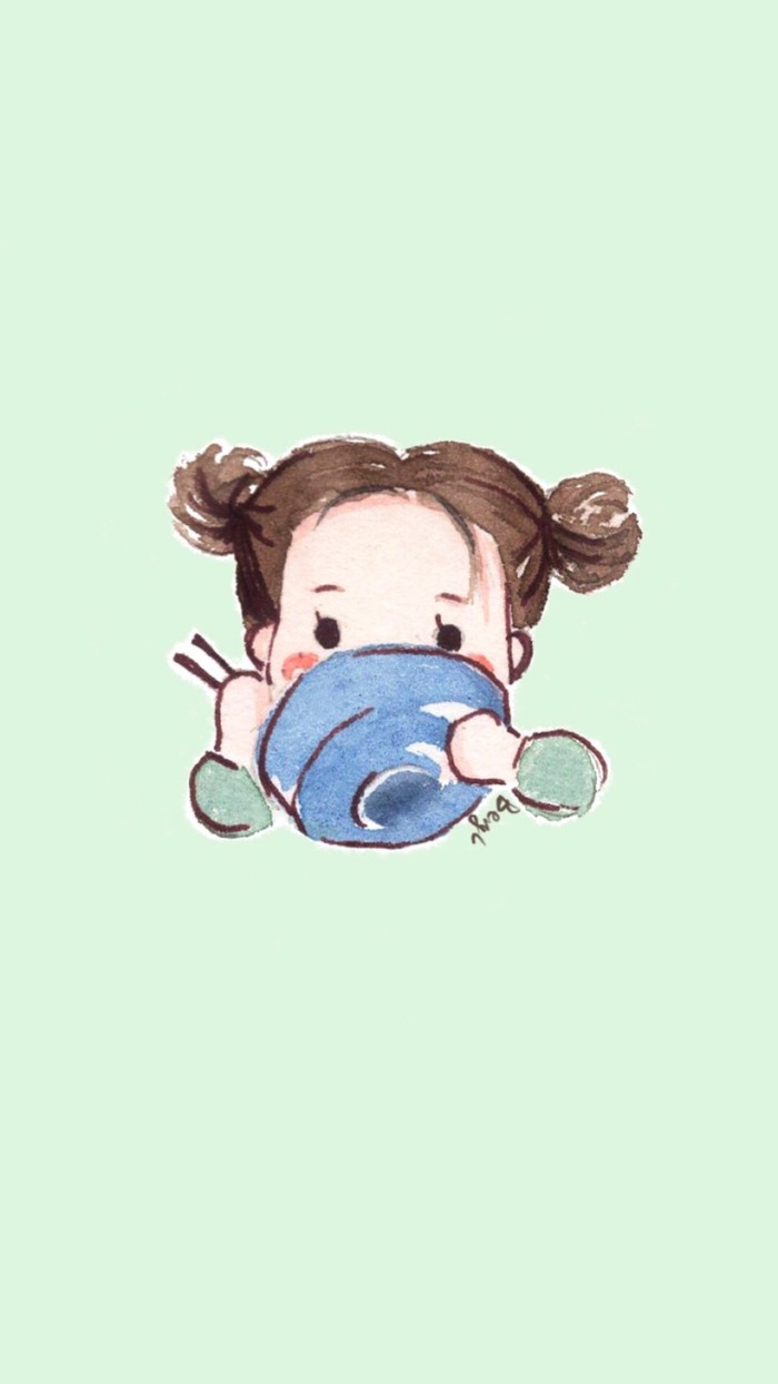 二次元壁纸动漫美女风景,二次元卡通壁纸手绘