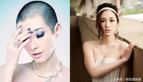 女星光头有惊艳也有惊悚！最美不是范冰冰杨幂而是名不见经传的她