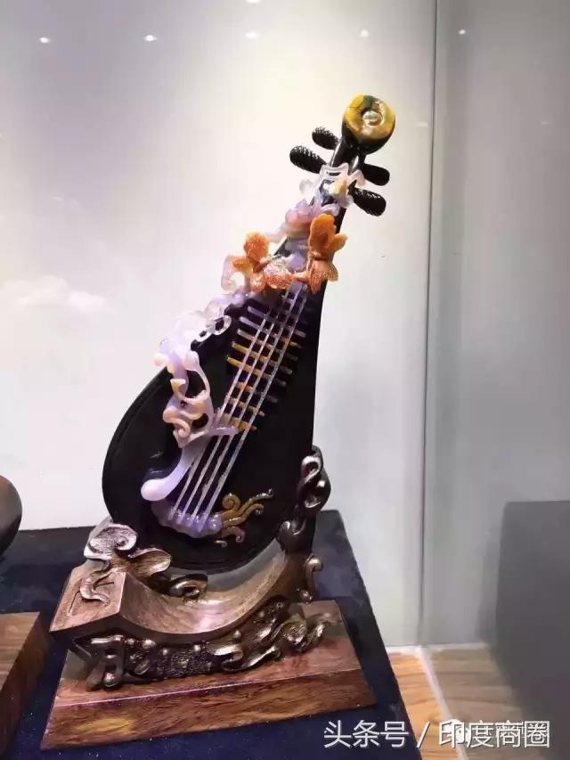 印度七彩玛瑙作品欣赏,印度七彩玛瑙珠