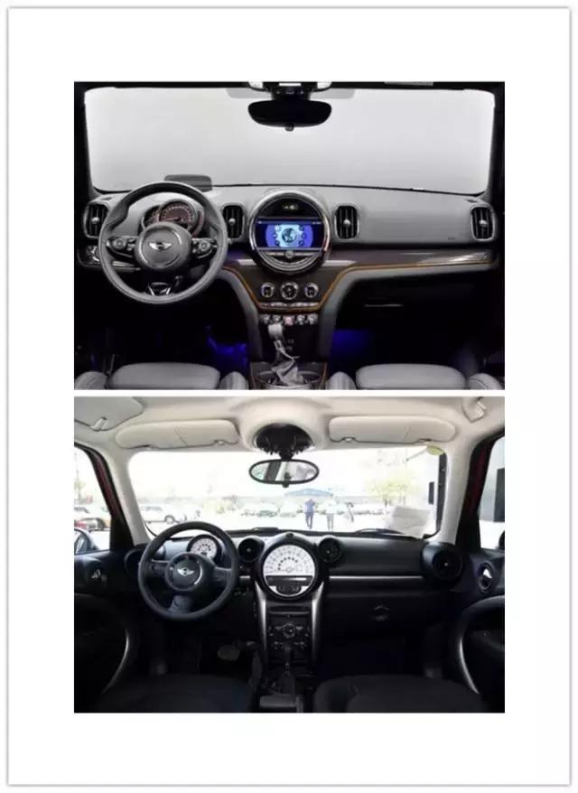 新款minicountryman改装天花板,minicountryman升高两寸加垫块