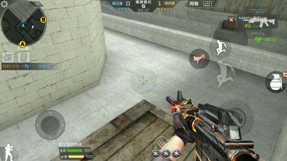 cf手游超实用点位技巧,穿越火线手游沙漠灰b点跳箱技巧