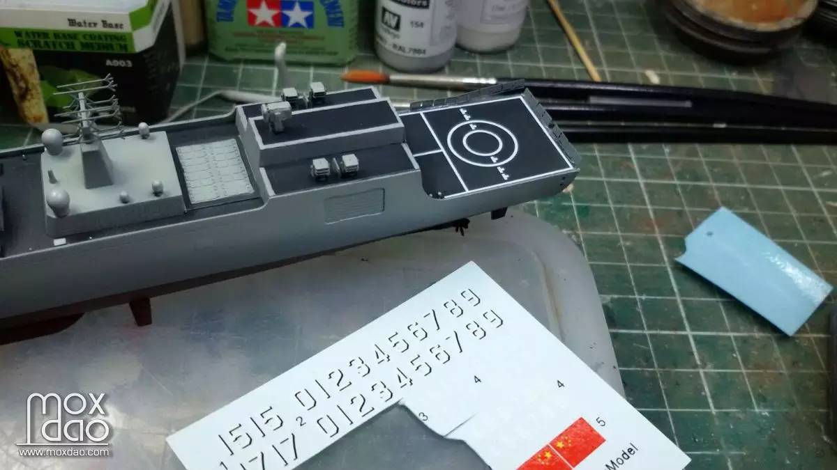 国舰模型,巡洋舰模型制作全过程