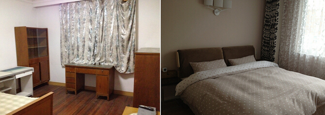 70平方三室一厅宜家风格,宜家家居55平米房间改造